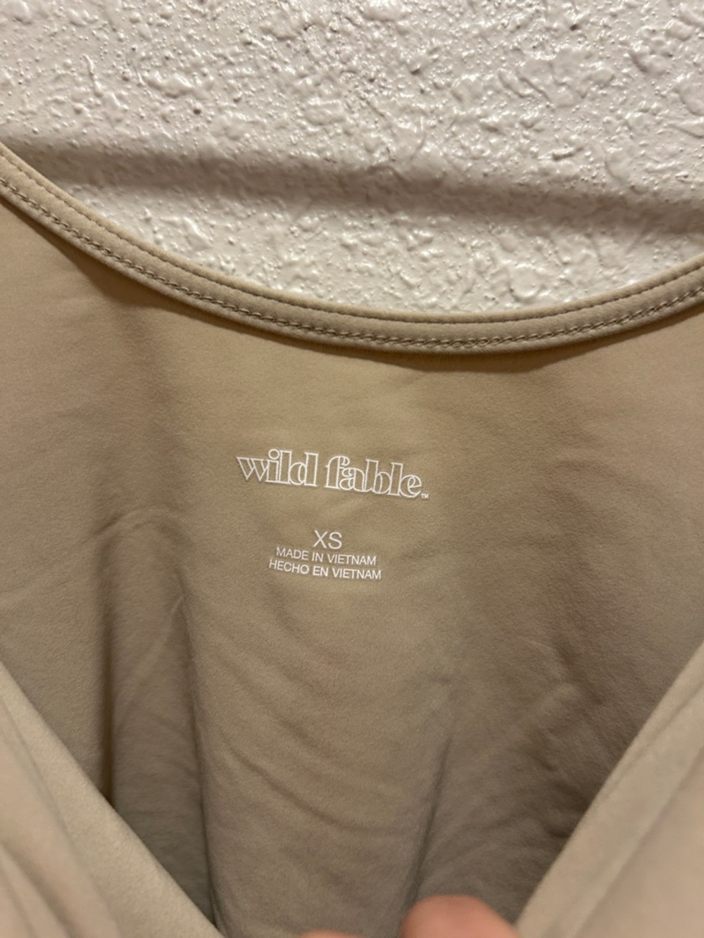 wild fable Short Sleeve Scoop Neck Top - Beige - Picture 4 of 4